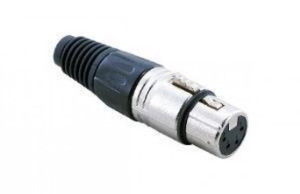4 Pin XLR Dişi Konnektör