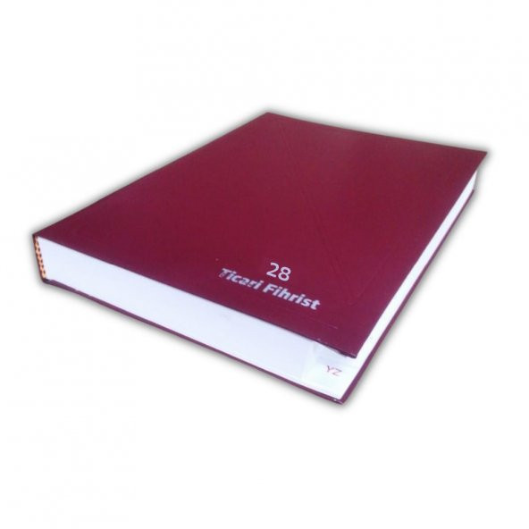 Fihrist Ticari 28li 20x28 Bordo Cilt Bezli 1 Adet Artlantis Ticari Firhist Bordo 20*28