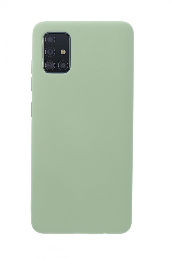 Samsung A51 Premium Silikonlu Lansman Telefon Kılıfı MCH90