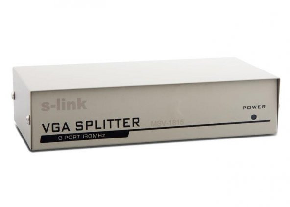 S-link MSV-1815 8 Port 150 Mhz. VGA Splitter