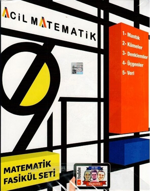 9. Sınıf Acil Matematik 6 lı Fasikül Seti Acil Yayınları