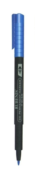 Rubenis Permanent Cd Dvd Asetat Kalemi M S Mavi Siyah Kırmızı - 7
