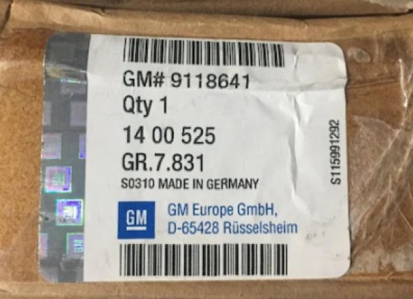 Opel Vectra B Ön Tampon Alt Lip Spoyler Karlık GM Orjinal - 4