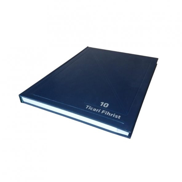 Fihrist Ticari 10lu 20x28 Lacivert Cilt Bezli 1 Adet Artlantis Ticari Firhist Lacivert 20*28