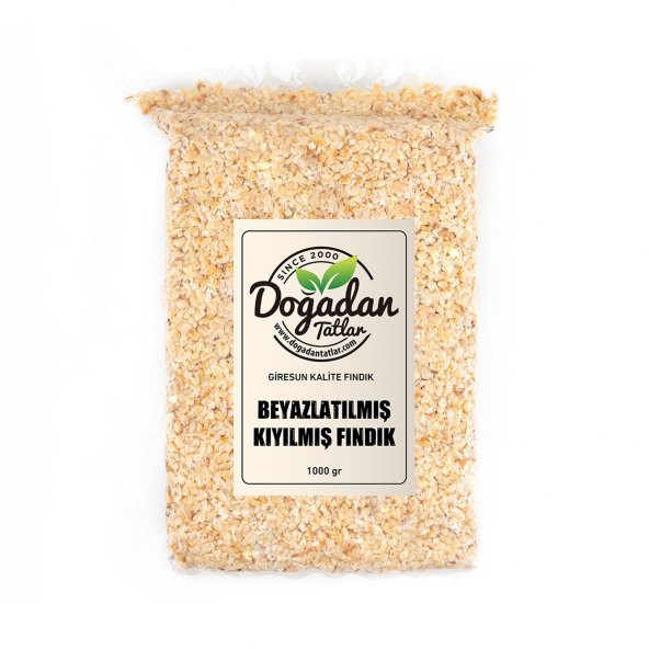 BEYAZLATILMIŞ KIYILMIŞ FINDIK 1000GR