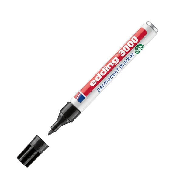 Edding 3000 Permanent Marker Kalem Yuvarlak Uçlu 1.5-3 mm 1 Adet - 3