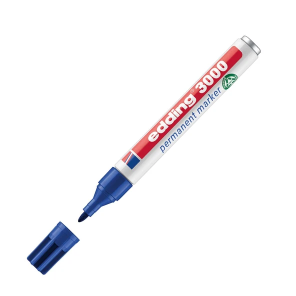 Edding 3000 Permanent Marker Kalem Yuvarlak Uçlu 1.5-3 mm 1 Adet - 2