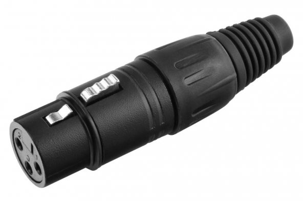 3 Pin XLR Kaliteli Dişi Jack - 1