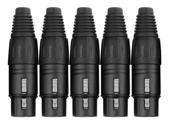 3 Pin XLR Kaliteli Dişi Jack - 2