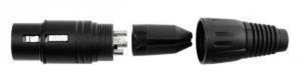 3 Pin XLR Kaliteli Dişi Jack - 3