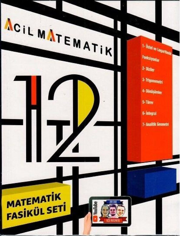 12. Sınıf Matematik Fasikül Set Acil Yayınları