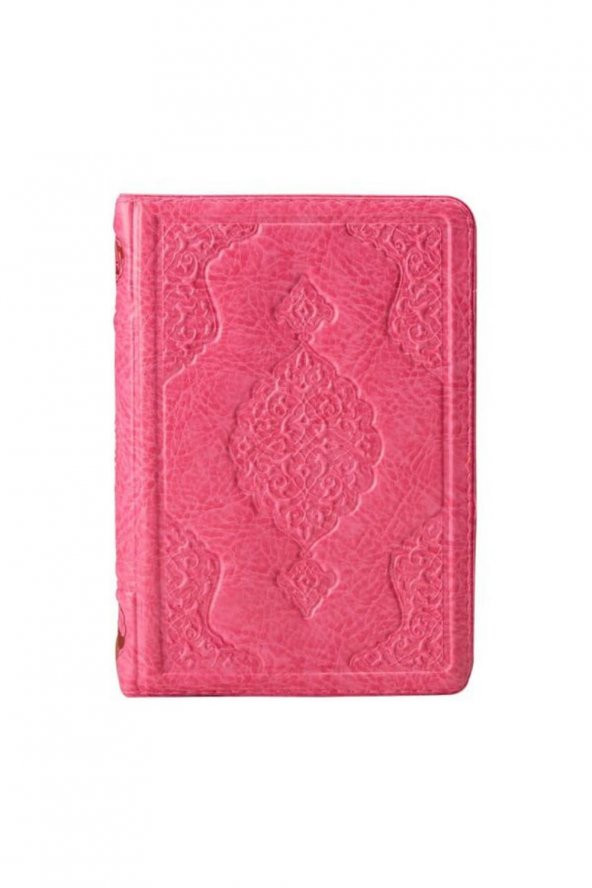 Çanta Boy, Pembe Renk, Ahmet Hüsrev Hattı, Fermuarlı, Kuranı Kerim - 2