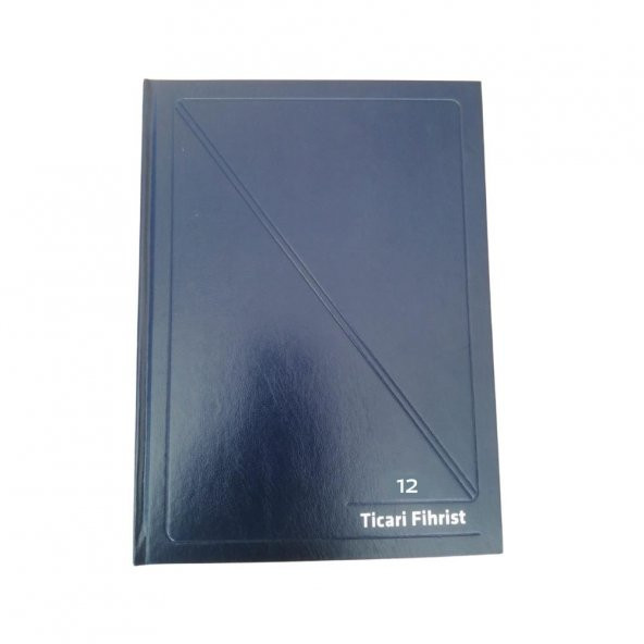 Fihrist Ticari 12li 16x23 Lacivert Cilt Bezli 1 Adet Artlantis Ticari Firhist Lacivert 16*23 - 2