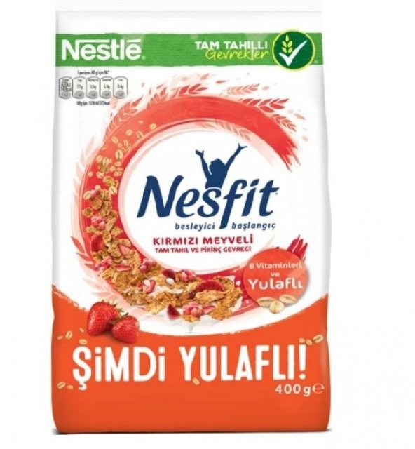 Nestle Nesfit Kırmızı Meyveli Mısır Gevreği 400 G