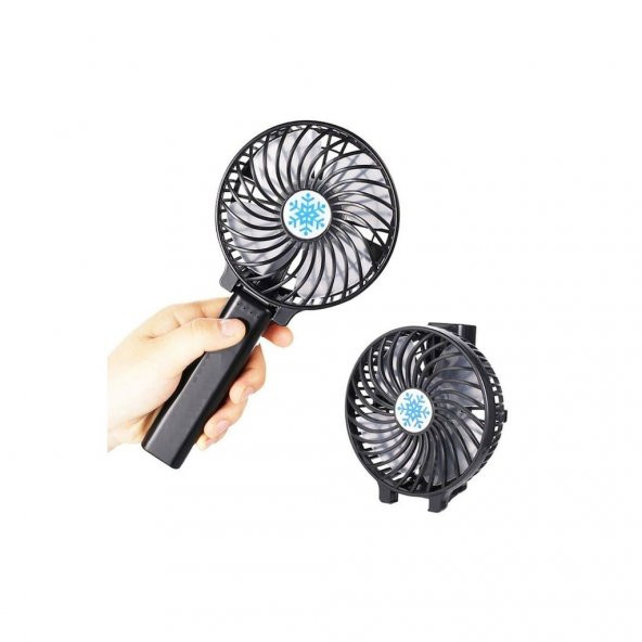 Usb Şarjlı Vantilatör Handy Mini Fan Soğutucu Sessiz El Fanı - 1