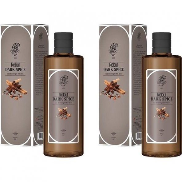 Rebul Dark Spice Kolonya 2 Adet 250 ml ürün görseli