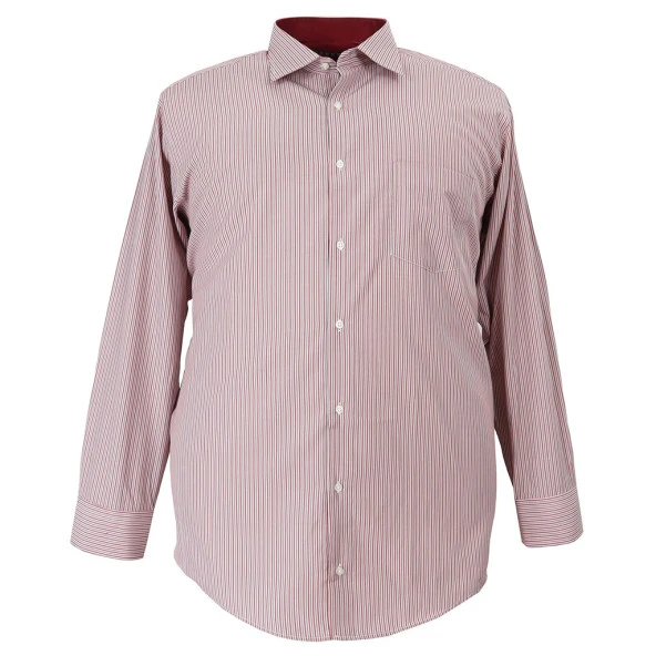 Büyük Beden BATTAL BOY Mevsimlik Klasik Gömlek Uzun Kol