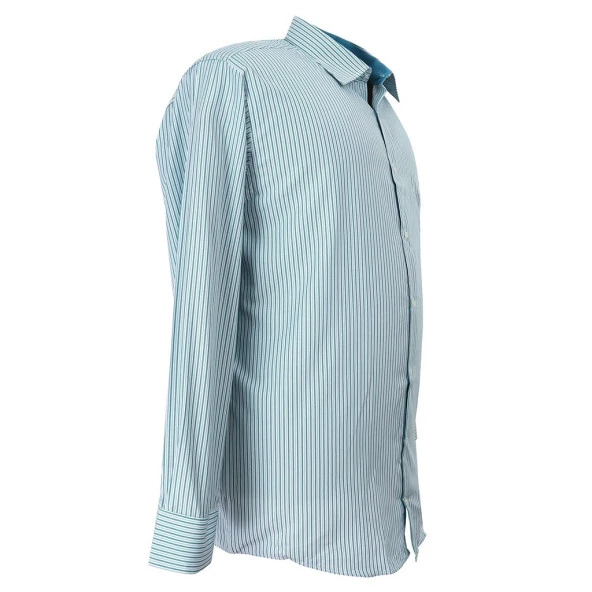 Büyük Beden BATTAL BOY Mevsimlik Klasik Gömlek Uzun Kol - 3