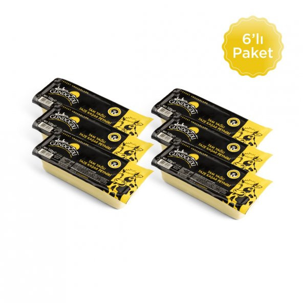 Gündoğdu Taze Kaşar Peynir 500gr 6lı - 1