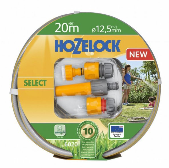Hozelock 6020P9000 20M 1/2'' Select Hortumlu Hortum Seti - 1