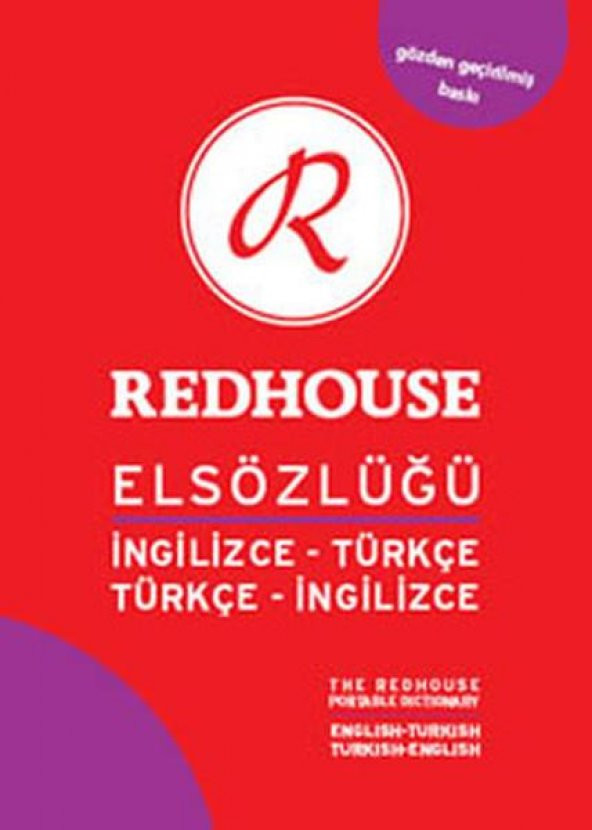 REDHOUSE EL SÖZLÜĞÜ İngilizce Türkçe - Türkçe İngilizce