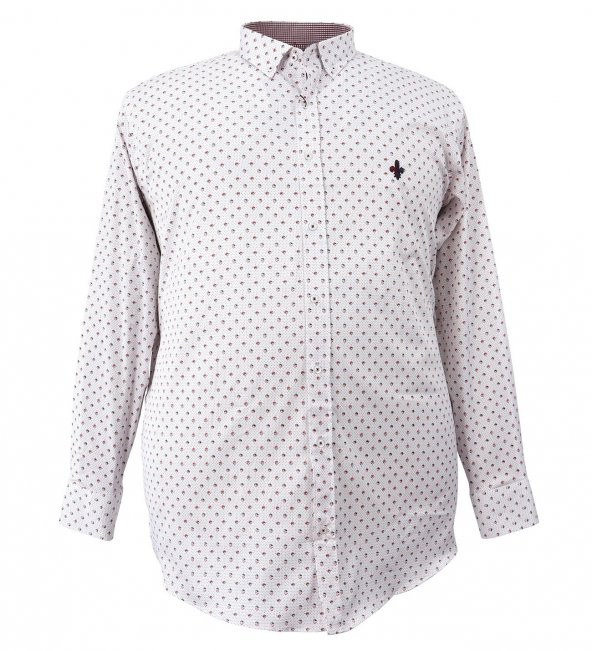 Büyük Beden BATTAL BOY Pamuklu Mevsimlik Gömlek Uzun Kol