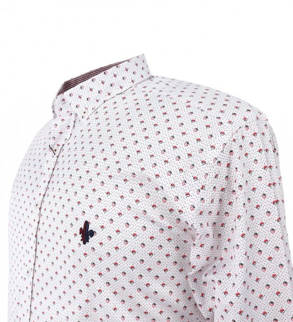 Büyük Beden BATTAL BOY Pamuklu Mevsimlik Gömlek Uzun Kol - 3