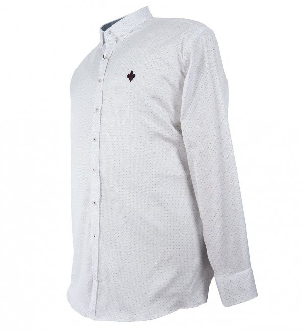 Büyük Beden BATTAL BOY Pamuklu Mevsimlik Gömlek Uzun Kol - 3