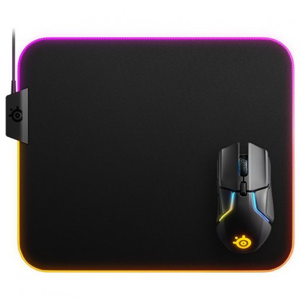 Steelseries Qck Prism Cloth (Kumaş) Medium Rgb Oyun Mousepad