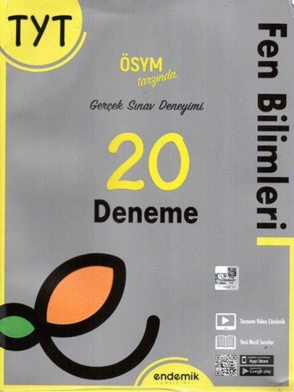 TYT Fen Bilimleri 20 li Deneme Sınavı Endemik Yayınları