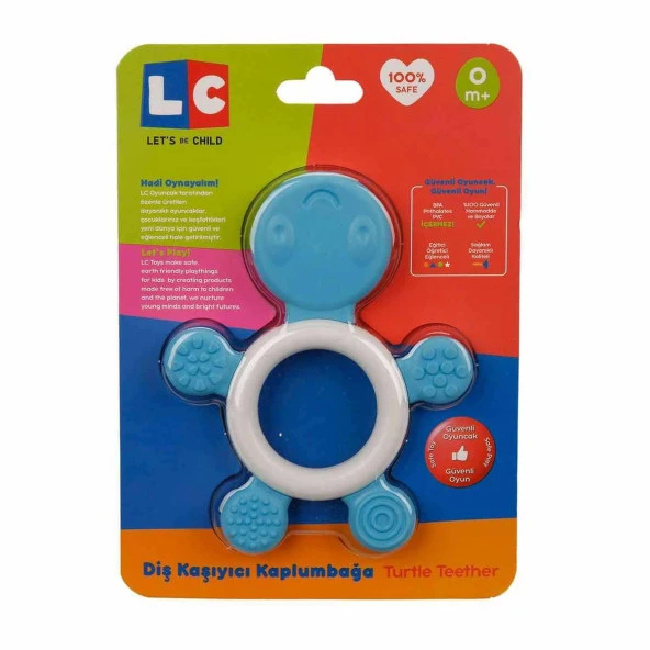 Let's Be Child Babyzz Diş Kaşıyıcı Kaplumbağa (Karışık Renk 1 Adet) - 5