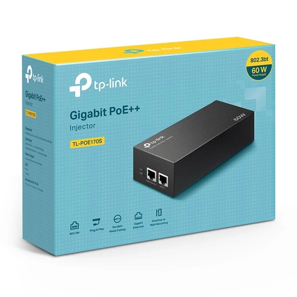 TP-Link omada TL-POE170S Poe Adaptör (60W) - Resim 3