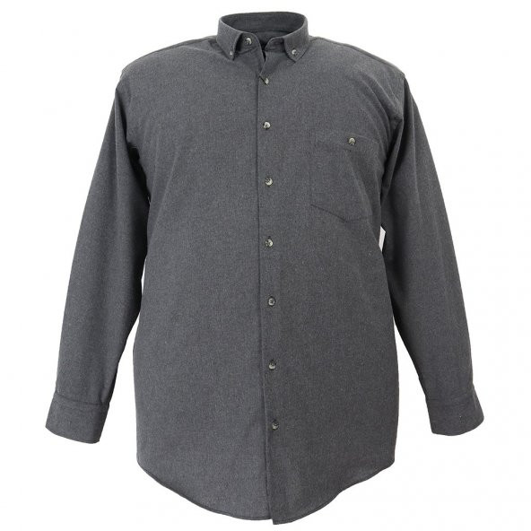 Pamuklu Büyük BATTAL BOY Beden Oduncu Gömlek & 2XL-10XL - 1