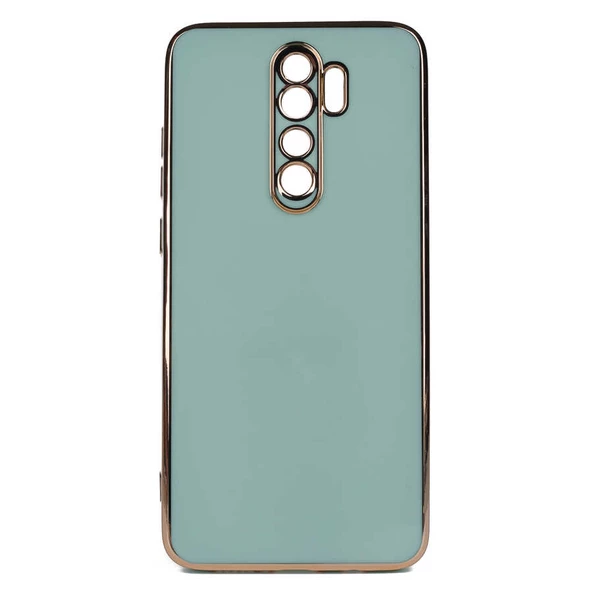 Gpack Xiaomi Redmi Note 8 Pro Kılıf Bark Parlak Silikon Renkli Kenarları Rose - 1