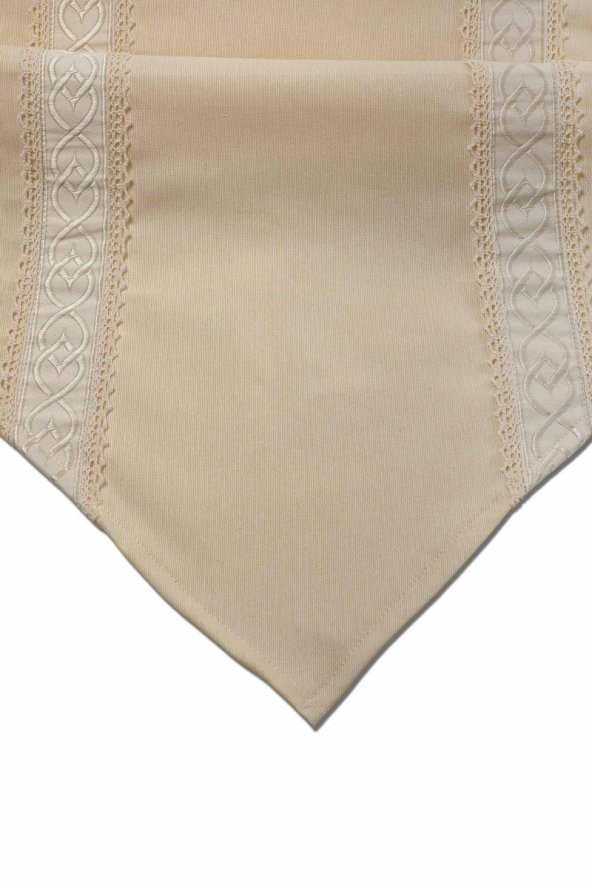 140X40 Runner Krem - 6