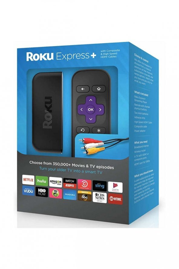 Roku Express+ Medya Oynatıcı