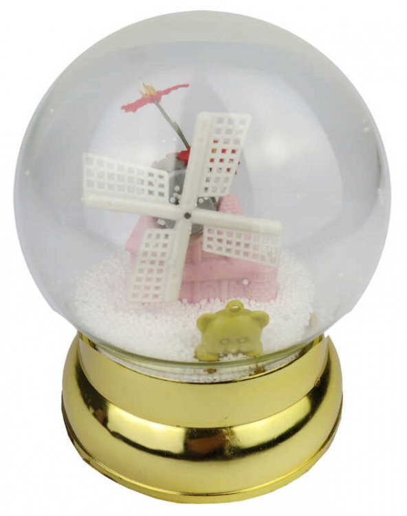 KAR KÜRESİ MÜZİKLİ DEĞİRMEN PİLLİ KARIŞIK 1 ADET ürün görseli