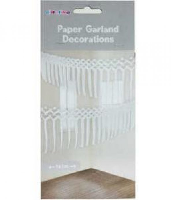 SÜS UZAR ARKA FON İÇİN BEYAZ 1 ADET ürün görseli