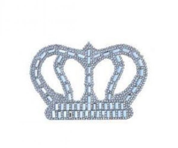 TAÇ BÜYÜK ÜTÜ İLE YAPIŞAN 11x7cm (HOT-FIX)2 ADET ürün görseli