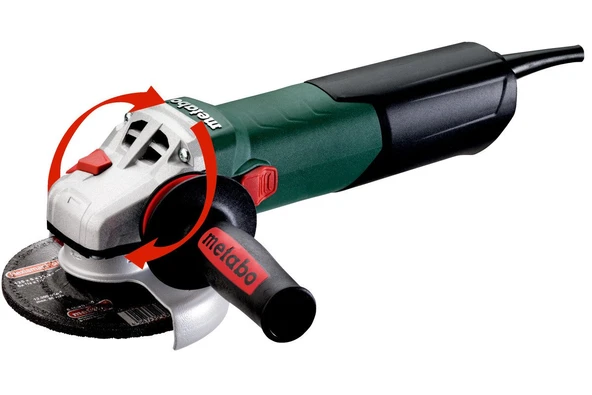 Metabo WEV 17-125 Quick Avuç Taşlama 1700W 125mm Devir Ayarlı - 2