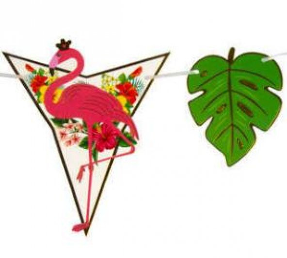 FLAMA FLAMİNGO TAÇLI VARAKLILI SET 1 ADET ürün görseli