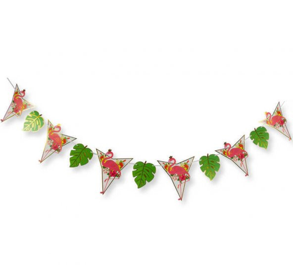 FLAMA FLAMİNGO TAÇLI VARAKLILI SET 1 ADET - Resim 2