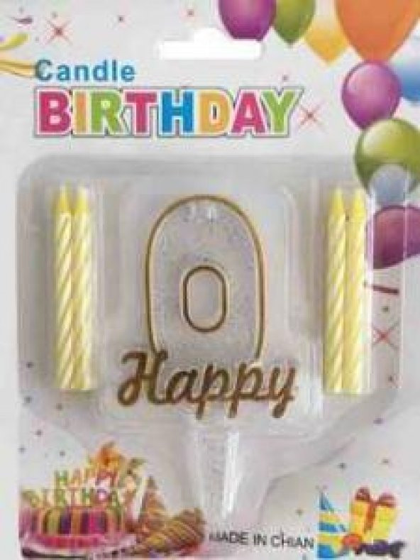 MUM 0 YAŞ HAPPY YAZILI ALTIN 1 ADET ürün görseli 1