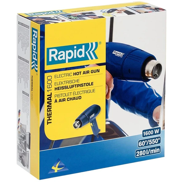Rapid THERMAL1600 Sıcak Hava Tabancası 2 Kademeli Fan Ayarlı 1600W - 3