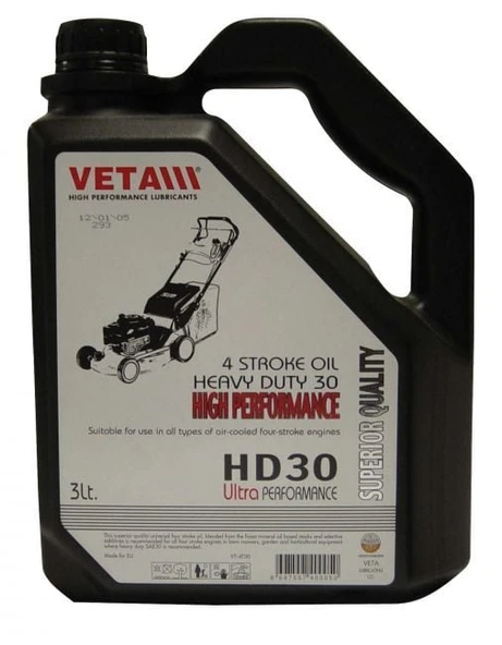 Veta 4T30 Dört Zamanlı Motor Yağı 3lt