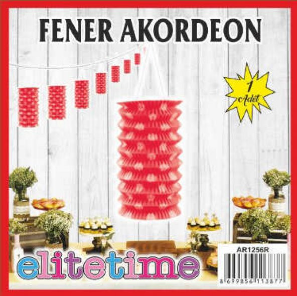 FENER AKORDİYON KIRMIZI 1 ADET - 2