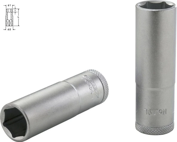 Altaş 4mm 1/4'' Tek Lokma Uzun Tip // 01020300780