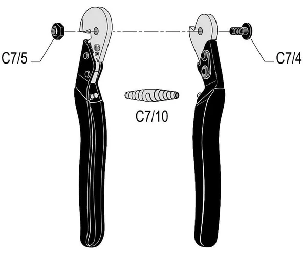 Felco CDO Tel Kesme Makası Komando 19.5cm - 2
