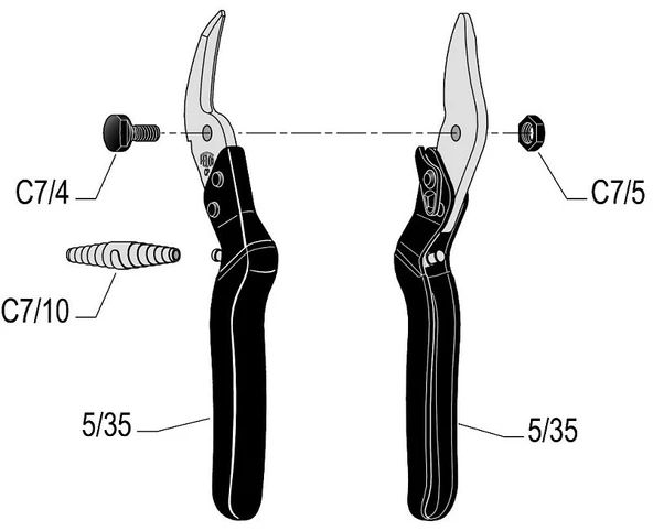 Felco CP Çok Amaçlı Pratik Sac Makası 20.5cm - 2