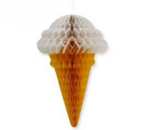 SÜS DONDURMA KÜÇÜK BOY BEYAZ 1 ADET ürün görseli